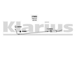 KLARIUS 120198E išmetimo sistema