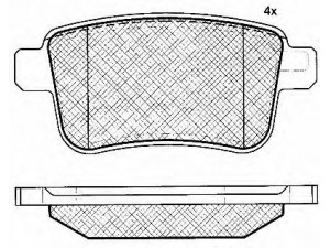 BSF 10938 stabdžių trinkelių rinkinys, diskinis stabdys 
 Techninės priežiūros dalys -> Papildomas remontas
440606267R, 7701209869, 440606267R