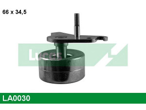 LUCAS ENGINE DRIVE LA0030 įtempiklio skriemulys, V formos rumbuotas diržas 
 Diržinė pavara -> V formos rumbuotas diržas/komplektas -> Įtempiklio skriemulys