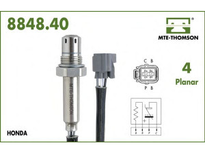 MTE-THOMSON 8848.40.045 lambda jutiklis 
 Variklis -> Variklio elektra
36531-P2P-A01, 36531-PT3-A02, 36531-PT3-A04