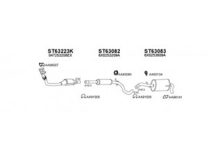 VENEPORTE 800111 išmetimo sistema 
 Išmetimo sistema -> Išmetimo sistema, visa