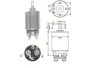 MAGNETI MARELLI 940113050282 solenoidinis jungiklis, starteris
S114232A