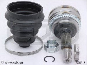 CDX 786/48 jungčių komplektas, kardaninis velenas 
 Ratų pavara -> Sujungimai/komplektas
4347059045