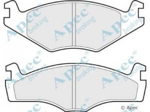 APEC braking PAD435 stabdžių trinkelių rinkinys, diskinis stabdys 
 Techninės priežiūros dalys -> Papildomas remontas
191698151L, 191698151G, 191698151L