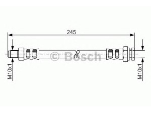 BOSCH 1 987 476 876 stabdžių žarnelė 
 Stabdžių sistema -> Stabdžių žarnelės
46814034, 82442878, 46814034, 82442878