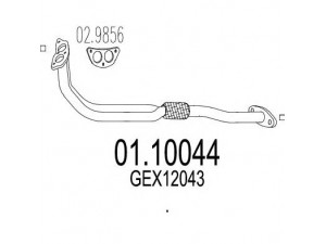 MTS 01.10044 išleidimo kolektorius 
 Išmetimo sistema -> Išmetimo vamzdžiai
GEX12043