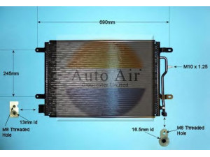 AUTO AIR GLOUCESTER 16-9692 kondensatorius, oro kondicionierius 
 Oro kondicionavimas -> Kondensatorius
8E0260401A, 8E0260401B, 8E0260401N