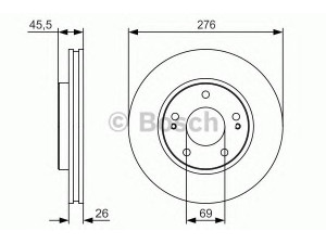 BOSCH 0 986 479 S00 stabdžių diskas 
 Dviratė transporto priemonės -> Stabdžių sistema -> Stabdžių diskai / priedai
4615A115, MR510965, MR510966, MR510967