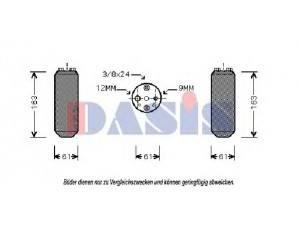 AKS DASIS 800266N džiovintuvas, oro kondicionierius 
 Oro kondicionavimas -> Džiovintuvas
9213177300