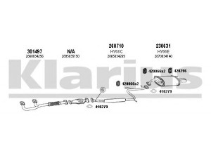 KLARIUS 450036E išmetimo sistema 
 Išmetimo sistema -> Išmetimo sistema, visa