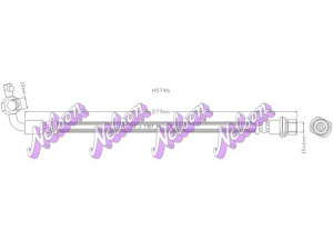 Brovex-Nelson H5746 stabdžių žarnelė 
 Stabdžių sistema -> Stabdžių žarnelės
9094702D02