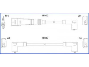 HITACHI 134715 uždegimo laido komplektas 
 Kibirkšties / kaitinamasis uždegimas -> Uždegimo laidai/jungtys
437998031B