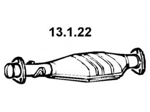 EBERSPÄCHER 13.1.22 katalizatoriaus keitiklis 
 Išmetimo sistema -> Katalizatoriaus keitiklis
1705CS, 1705CT, 1705CS, 1705CT