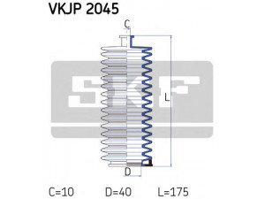 SKF VKJP 2045 gofruotoji membrana, vairavimas 
 Vairavimas -> Gofruotoji membrana/sandarinimai
406620, 406620, 406654