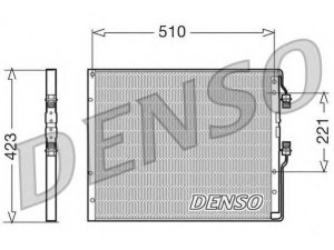 DENSO DCN12100 kondensatorius, oro kondicionierius 
 Oro kondicionavimas -> Kondensatorius
533770202, 93194748