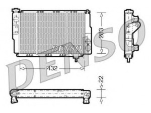 DENSO DRM23041 radiatorius, variklio aušinimas 
 Aušinimo sistema -> Radiatorius/alyvos aušintuvas -> Radiatorius/dalys
7700656045, 7700704654, 7700712747