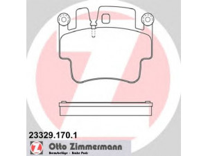 ZIMMERMANN 23329.170.1 stabdžių trinkelių rinkinys, diskinis stabdys 
 Techninės priežiūros dalys -> Papildomas remontas
996 351 930 14, 996 351 930 15