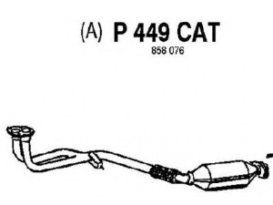 FENNO P449CAT katalizatoriaus keitiklis 
 Išmetimo sistema -> Katalizatoriaus keitiklis
BM90255H, 858076, 90502900