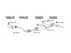 VENEPORTE 530182 išmetimo sistema 
 Išmetimo sistema -> Išmetimo sistema, visa