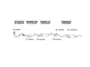 VENEPORTE 800046 išmetimo sistema 
 Išmetimo sistema -> Išmetimo sistema, visa