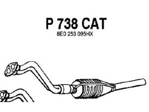 FENNO P738CAT katalizatoriaus keitiklis 
 Išmetimo sistema -> Katalizatoriaus keitiklis
BM90626H, 3B0253057BX, 8E0253095HX