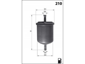 MECAFILTER E15 kuro filtras 
 Techninės priežiūros dalys -> Papildomas remontas
1960297, 1960568, A640M41BM0, 894125784