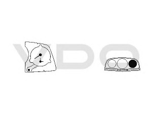 VDO X10-115-000-017 instrumentų skydas
002 542 65 16, A002 542 65 16