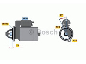 BOSCH 0 986 017 890 starteris 
 Elektros įranga -> Starterio sistema -> Starteris
112 151 00 01, 112 151 00 01 80
