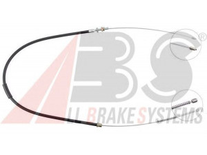 A.B.S. K10436 trosas, stovėjimo stabdys 
 Stabdžių sistema -> Valdymo svirtys/trosai
4745.41, 4745.51, 79 100 334 36