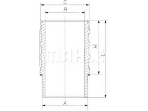 MAHLE ORIGINAL 061 WN 26 cilindro įvorė 
 Variklis -> Cilindrai/stūmokliai
1786085, 1789623, 1868159, 1917101