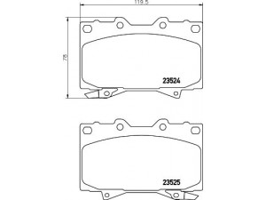 HELLA PAGID 8DB 355 009-371 stabdžių trinkelių rinkinys, diskinis stabdys 
 Techninės priežiūros dalys -> Papildomas remontas
0446560120, 0446560140, 0446560150