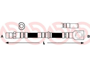 BREMBO T 59 022 stabdžių žarnelė 
 Stabdžių sistema -> Stabdžių žarnelės
562349, 1987476694, 171221B, 13793