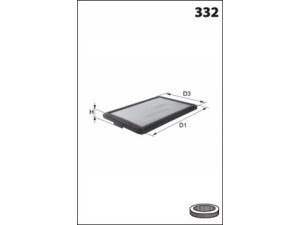 MECAFILTER ELP3326 oro filtras 
 Techninės priežiūros dalys -> Techninės priežiūros intervalai
0060736046, 0071736144, 162140840200