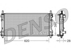 DENSO DRM10102 radiatorius, variklio aušinimas 
 Aušinimo sistema -> Radiatorius/alyvos aušintuvas -> Radiatorius/dalys
1103117, 1104319, 1105821, 1C1H8005GB