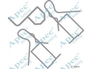 APEC braking KIT273 priedų komplektas, stabdžių trinkelė 
 Stabdžių sistema -> Būgninis stabdys -> Dalys/priedai