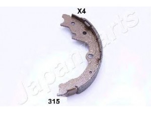 JAPANPARTS GF-315AF stabdžių trinkelių komplektas, stovėjimo stabdis 
 Stabdžių sistema -> Rankinis stabdys
S10H-443-9ZA