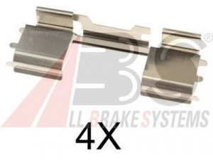 A.B.S. 1729Q priedų komplektas, diskinių stabdžių trinkelės 
 Stabdžių sistema -> Diskinis stabdys -> Stabdžių dalys/priedai
95709940, 7551712, 4210982