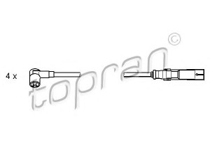 TOPRAN 108 961 uždegimo laido komplektas 
 Kibirkšties / kaitinamasis uždegimas -> Uždegimo laidai/jungtys
050 998 031S, 050 998 031S, 050 998 031S