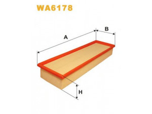 WIX FILTERS WA6178 oro filtras 
 Filtrai -> Oro filtras
212, 240, IIM240, IIM241, 1444J9