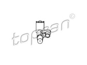 TOPRAN 721 698 RPM jutiklis, variklio valdymas 
 Variklis -> Variklio elektra
9629139880, 1920 8W, 9629139880