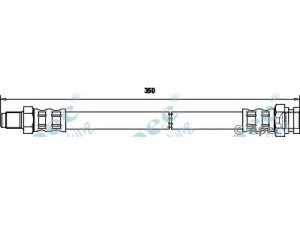 APEC braking HOS3360 stabdžių žarnelė 
 Stabdžių sistema -> Stabdžių žarnelės
75422063, 75492063, 75494063, 96102107