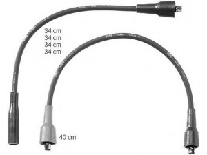 BERU ZEF757 uždegimo laido komplektas 
 Kibirkšties / kaitinamasis uždegimas -> Uždegimo laidai/jungtys