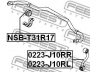 FEBEST NSB-T31R17 skersinio stabilizatoriaus įvorių komplektas 
 Ašies montavimas/vairavimo mechanizmas/ratai -> Stabilizatorius/fiksatoriai -> Sklendės
54613-JG17C