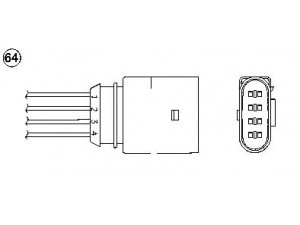 NGK 1886 lambda jutiklis 
 Variklis -> Variklio elektra
036 906 262 M, 036 906 262 M, 036 906 262 M