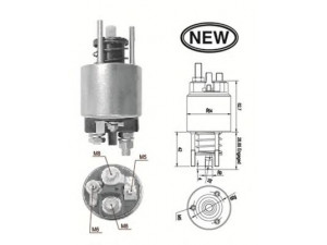 MAGNETI MARELLI 940113050556 solenoidinis jungiklis, starteris