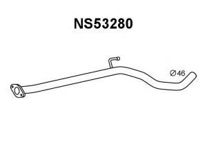 VENEPORTE NS53280 išleidimo kolektorius 
 Išmetimo sistema -> Išmetimo vamzdžiai
203009U20A