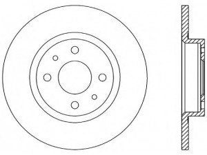 OPEN PARTS BDA1145.10 stabdžių diskas 
 Dviratė transporto priemonės -> Stabdžių sistema -> Stabdžių diskai / priedai
0046820655, 0060808872, 0092498609