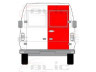 BLIC 6016-00-3545160P galinės durys 
 Kėbulas -> Transporto priemonės galas -> Galinės durys/dalys