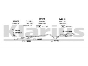 KLARIUS 720606E išmetimo sistema