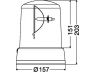 HELLA 2RL 008 062-011 besisukantis švyturėlis
090 6546